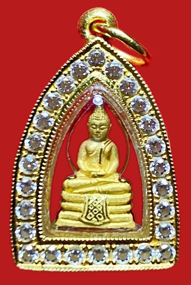306291 หลวงพ่อโสธร  วัดโสธรวราราม  รุ่น อุดมโชคโภคทรัพย์  ปี2550 เนื้อทองคำ  จังหวัดฉะเชิงเทรา